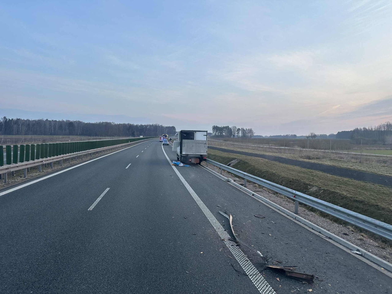 Wypadek w Gniazdowie na S-61 [29.03.2026] - zdjęcie #7 - eOstroleka.pl