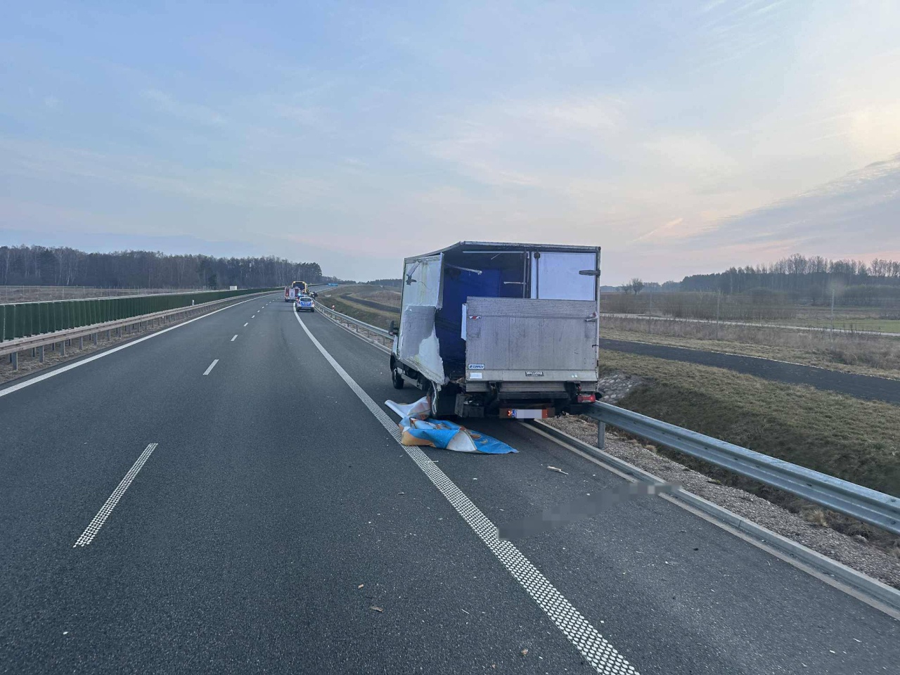 Wypadek w Gniazdowie na S-61 [29.03.2026] - zdjęcie #4 - eOstroleka.pl
