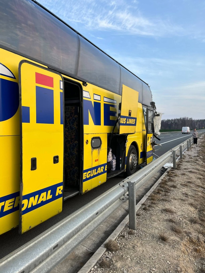 Wypadek w Gniazdowie na S-61 [29.03.2026] - zdjęcie #3 - eOstroleka.pl