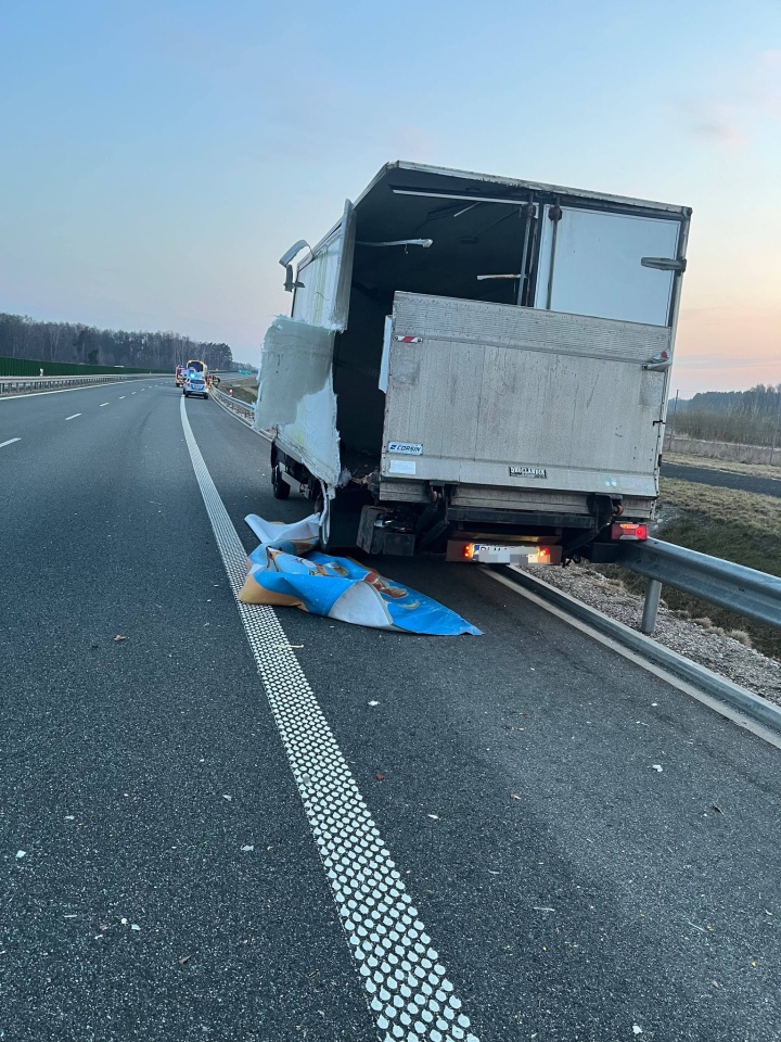 Wypadek w Gniazdowie na S-61 [29.03.2026] - zdjęcie #1 - eOstroleka.pl