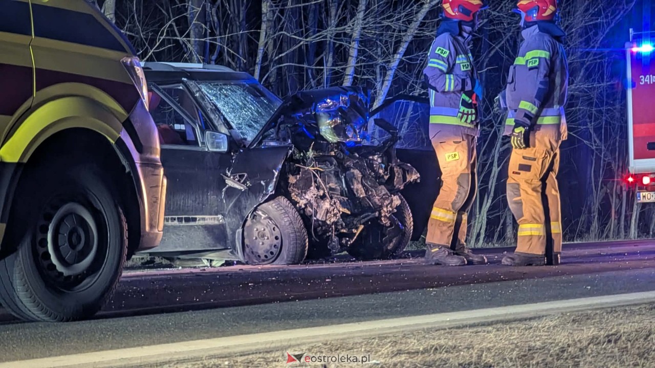 Wypadek w Zamościu pod Ostrołęką [01.04.2026] - zdjęcie #4 - eOstroleka.pl