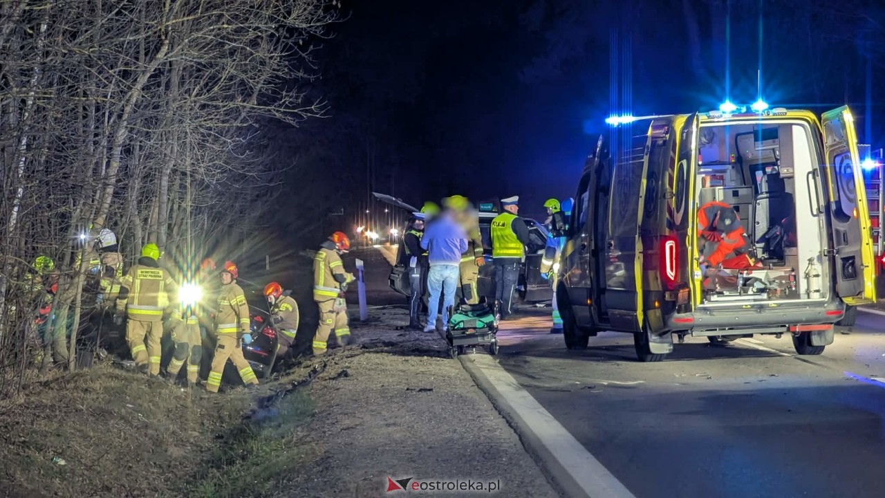 Wypadek w Zamościu pod Ostrołęką [01.04.2026] - zdjęcie #3 - eOstroleka.pl