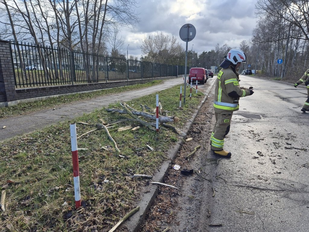Skutki wichury w Ostrołęce i powiecie ostrołęckim [07.04.2026] - zdjęcie #12 - eOstroleka.pl