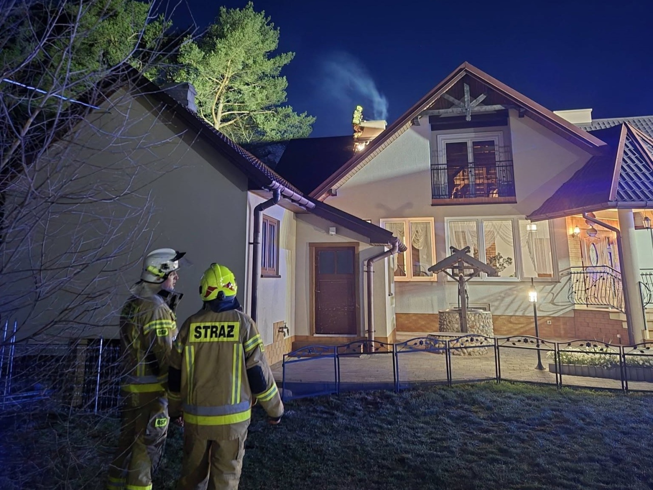Pożar w Czarni [12.04.2026] - zdjęcie #2 - eOstroleka.pl