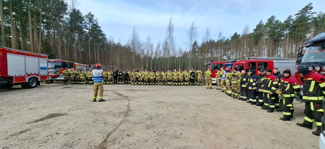 Ćwiczenia straży pożarnej „Las 2026” [14.04.2026] - zdjęcie #10 - eOstroleka.pl