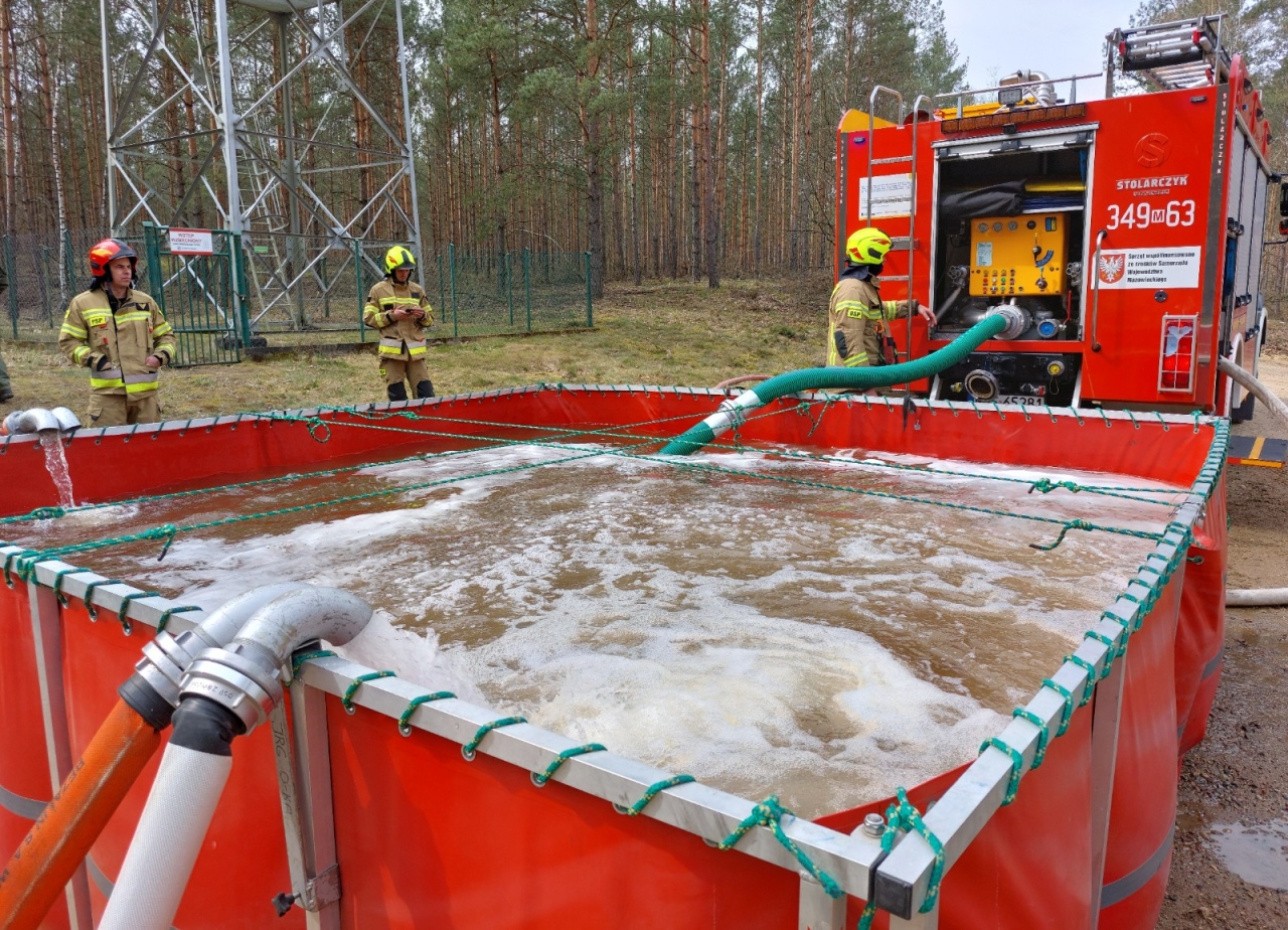 Ćwiczenia straży pożarnej „Las 2026” [14.04.2026] - zdjęcie #9 - eOstroleka.pl