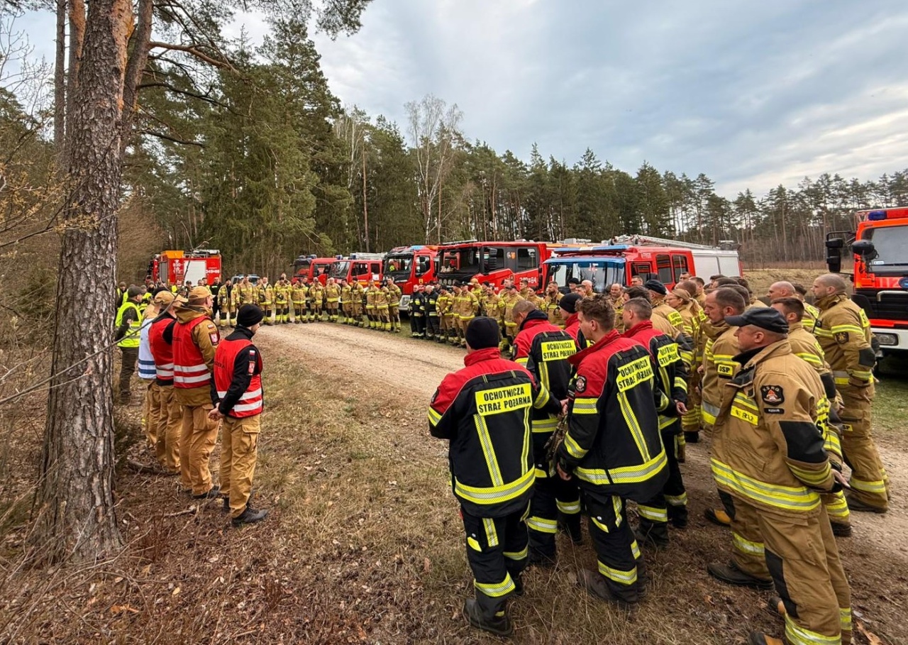 Ćwiczenia straży pożarnej „Las 2026” [14.04.2026] - zdjęcie #1 - eOstroleka.pl