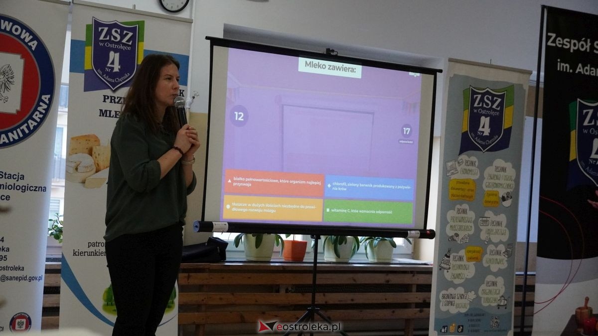 Dzień Mleka w ZSZ nr 4 w Ostrołęce [23.04.2026] - zdjęcie #6 - eOstroleka.pl