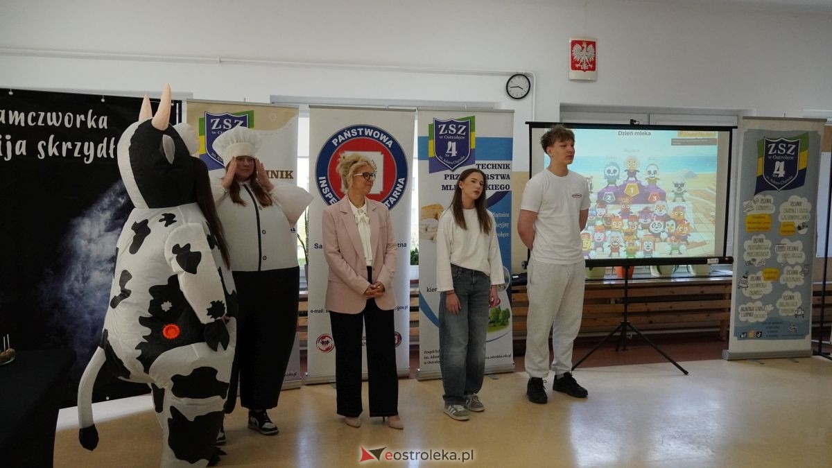 Dzień Mleka w ZSZ nr 4 w Ostrołęce [23.04.2026] - zdjęcie #4 - eOstroleka.pl