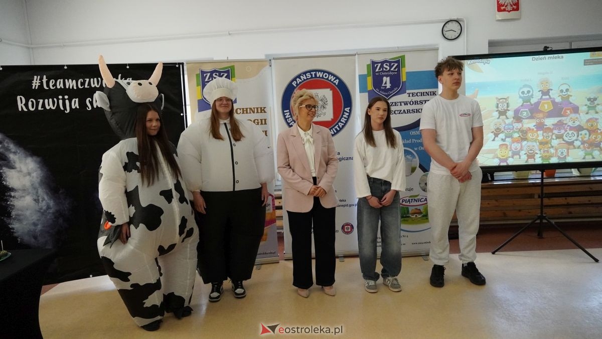 Dzień Mleka w ZSZ nr 4 w Ostrołęce [23.04.2026] - zdjęcie #3 - eOstroleka.pl