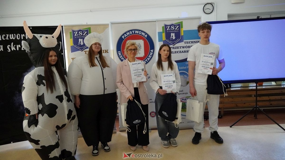 Dzień Mleka w ZSZ nr 4 w Ostrołęce [23.04.2026] - zdjęcie #2 - eOstroleka.pl