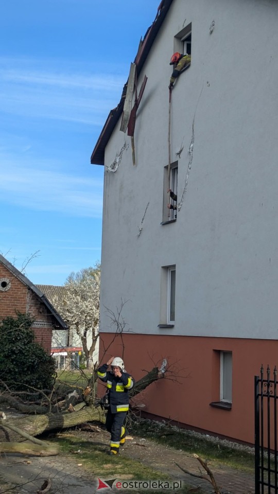Drzewo runęło na dom w Grabowie [23.04.2026] - zdjęcie #19 - eOstroleka.pl