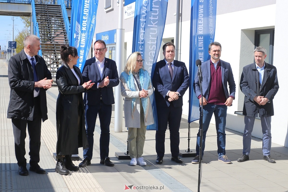 Kolej w Ostrołęce - wizyta wiceministra infrastruktury Piotra Malepszaka [24.04.2026] - zdjęcie #19 - eOstroleka.pl