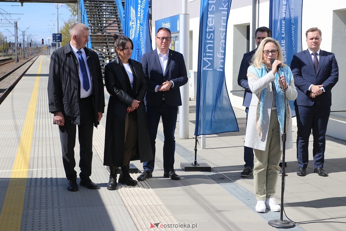 Kolej w Ostrołęce - wizyta wiceministra infrastruktury Piotra Malepszaka [24.04.2026] - zdjęcie #17 - eOstroleka.pl