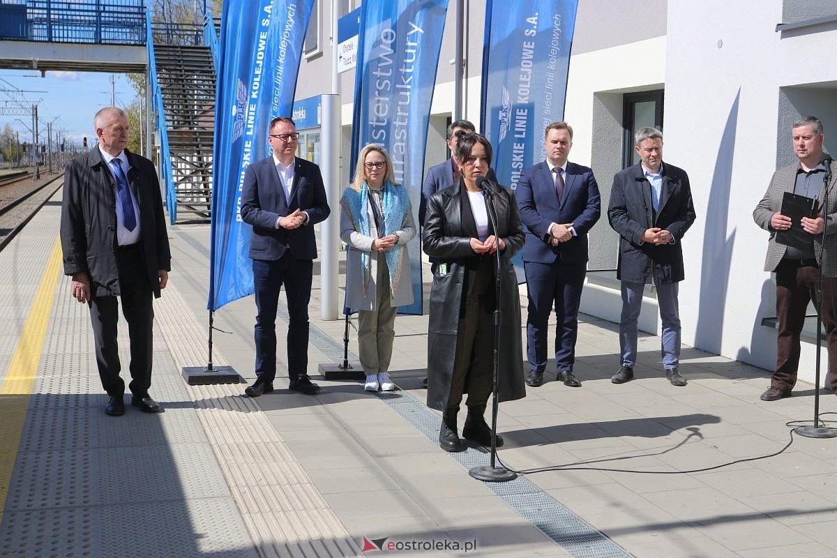 Kolej w Ostrołęce - wizyta wiceministra infrastruktury Piotra Malepszaka [24.04.2026] - zdjęcie #16 - eOstroleka.pl