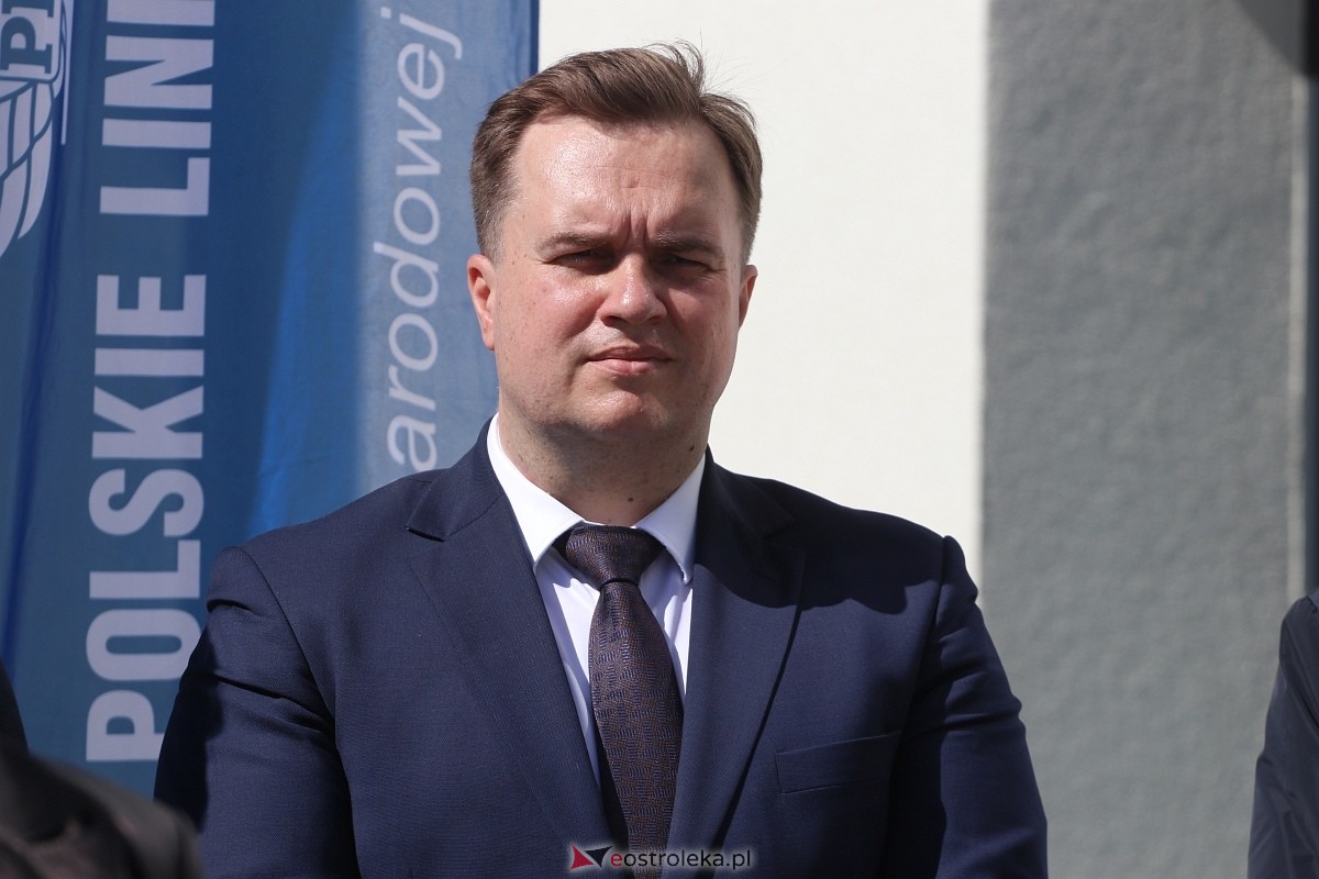 Kolej w Ostrołęce - wizyta wiceministra infrastruktury Piotra Malepszaka [24.04.2026] - zdjęcie #6 - eOstroleka.pl