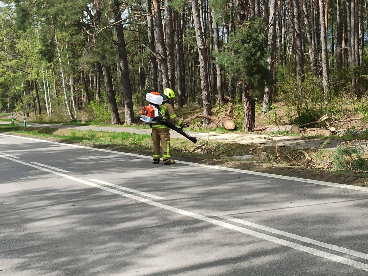 Skutki niedzielnej wichury w Ostrołęce i powiecie ostrołęckim [26.04.2026] - zdjęcie #4 - eOstroleka.pl