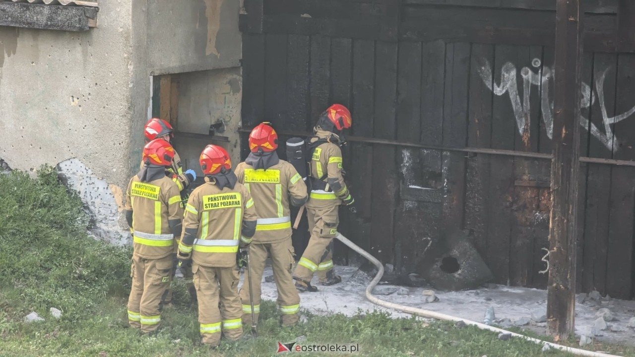 Pożar na terenie ZSZ Nr 2 w Ostrołęce [29.04.2026] - zdjęcie #12 - eOstroleka.pl