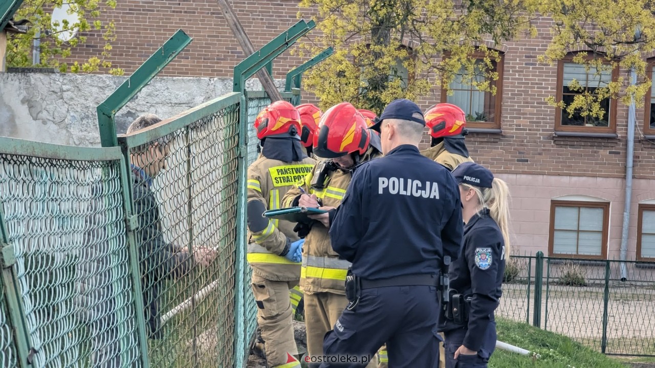 Pożar na terenie ZSZ Nr 2 w Ostrołęce [29.04.2026] - zdjęcie #10 - eOstroleka.pl
