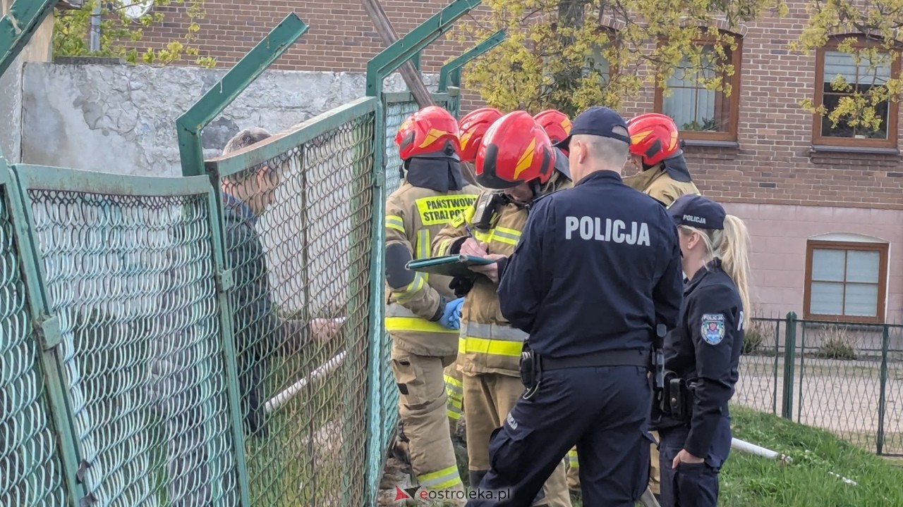 Pożar na terenie ZSZ Nr 2 w Ostrołęce [29.04.2026] - zdjęcie #2 - eOstroleka.pl