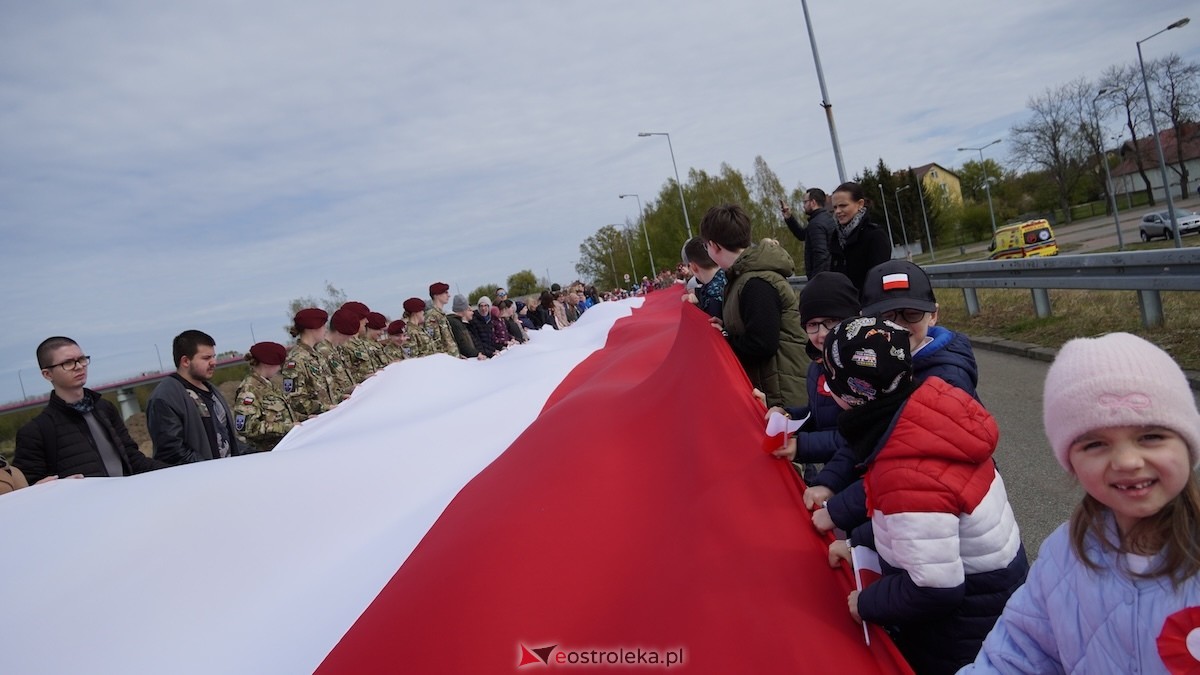 Happening Nasza Flaga nad Narwią w Ostrołęce [30.04.2026] - zdjęcie #11 - eOstroleka.pl