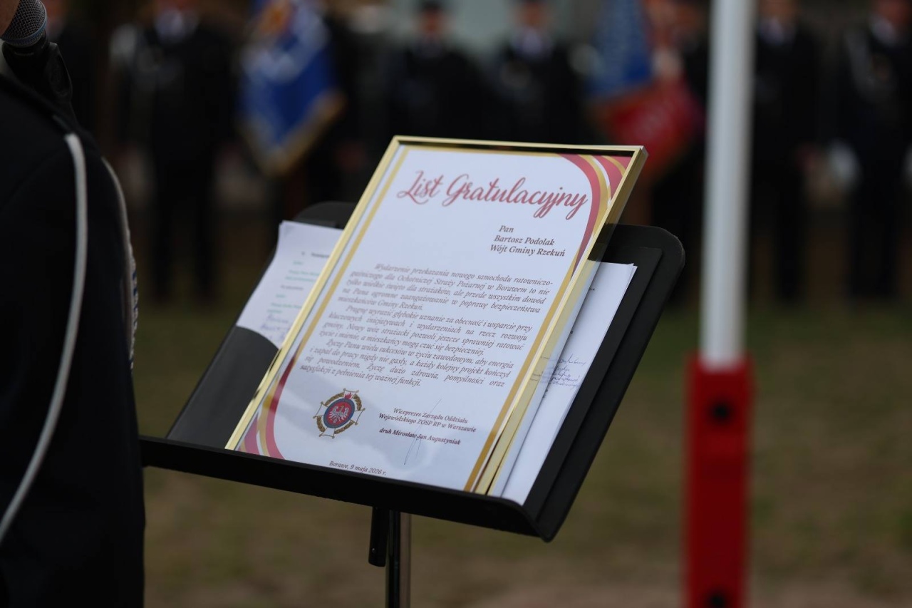 Dzień Strażaka i nowy wóz dla OSP Borawe, fot. URZĄD GMINY RZEKUŃ [10.05.2026] - zdjęcie #25 - eOstroleka.pl