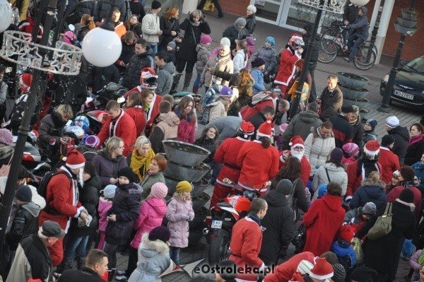 Moto Mikołaje 2011: Ponad 100 mikołajów pojawiło się dziś w Ostrolęce [3.XII.2011] - zdjęcie #44 - eOstroleka.pl