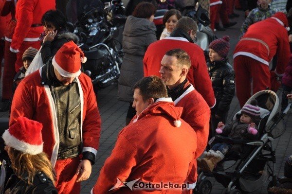 Moto Mikołaje 2011: Ponad 100 mikołajów pojawiło się dziś w Ostrolęce [3.XII.2011] - zdjęcie #45 - eOstroleka.pl