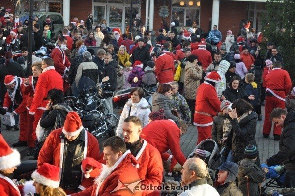 Moto Mikołaje 2011: Ponad 100 mikołajów pojawiło się dziś w Ostrolęce [3.XII.2011] - zdjęcie #46 - eOstroleka.pl