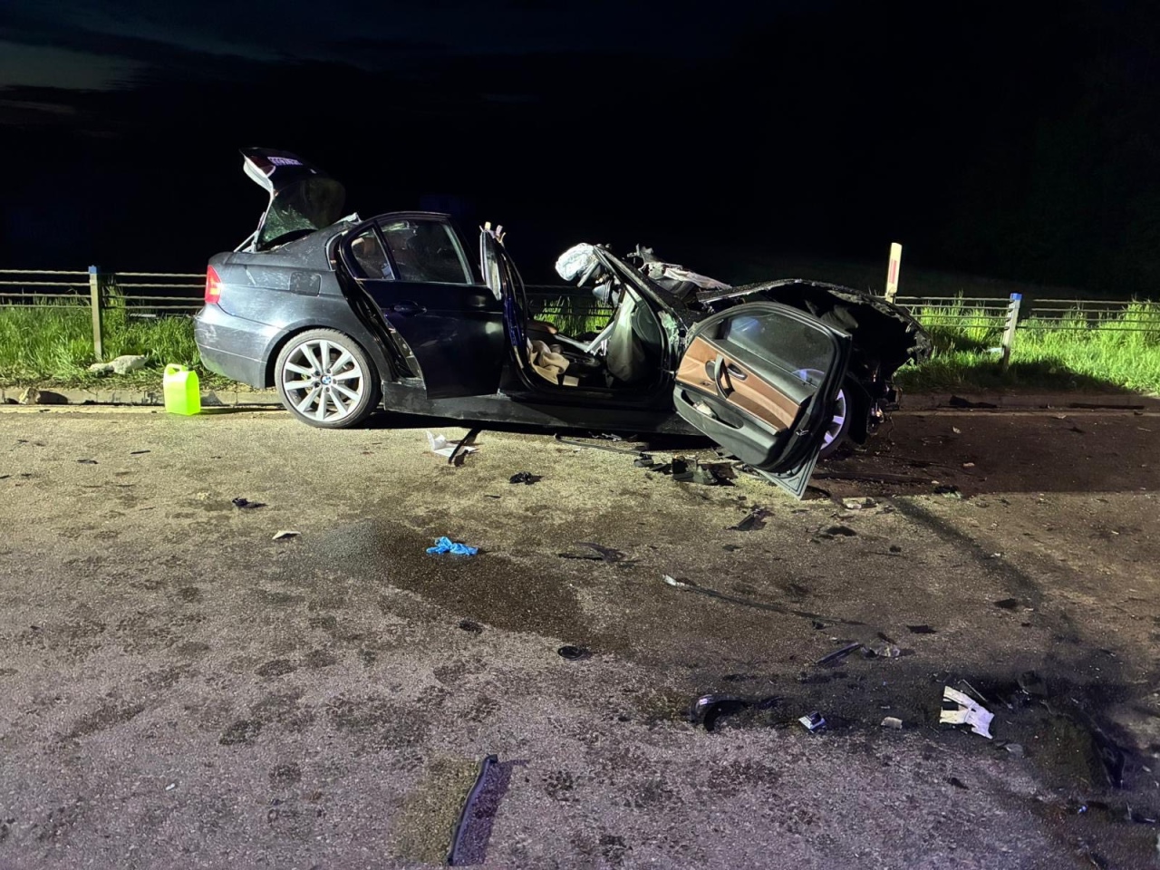 Czołówka BMW z ciężarówką na DW645 [15.05.2026] - zdjęcie #4 - eOstroleka.pl