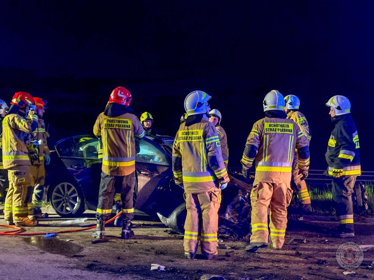 Czołówka BMW z ciężarówką na DW645 [15.05.2026] - zdjęcie #2 - eOstroleka.pl