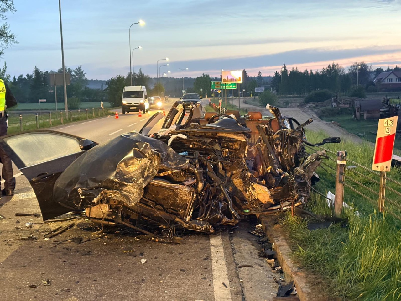Czołówka BMW z ciężarówką na DW645 [15.05.2026] - zdjęcie #5 - eOstroleka.pl