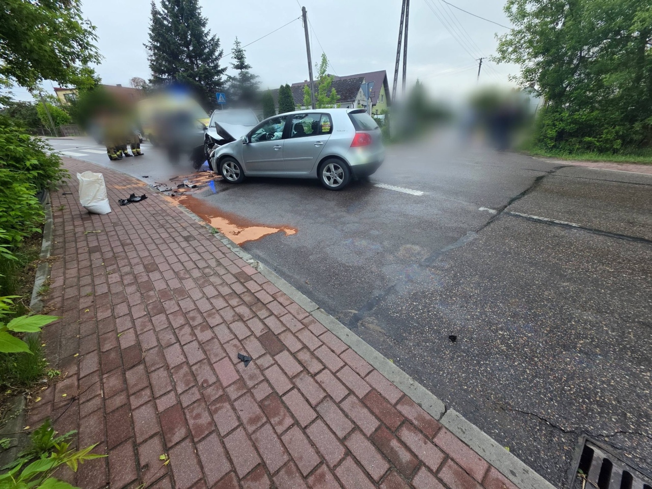 Wypadek w Wólce Brzezińskiej [17.05.2026] - zdjęcie #4 - eOstroleka.pl