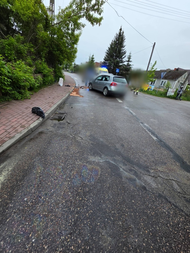 Wypadek w Wólce Brzezińskiej [17.05.2026] - zdjęcie #2 - eOstroleka.pl