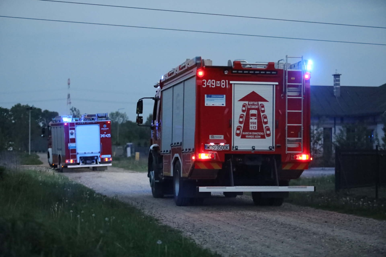 Interwencja strażacka w Teodorowie pod Ostrołęką [19.05.2026] - zdjęcie #4 - eOstroleka.pl