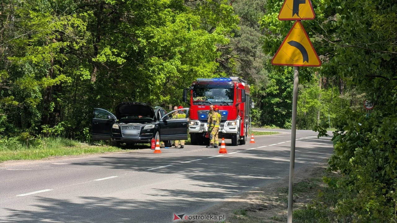 Pożar samochodu na Granicznej w Ostrołęce [22.05.2026] - zdjęcie #1 - eOstroleka.pl