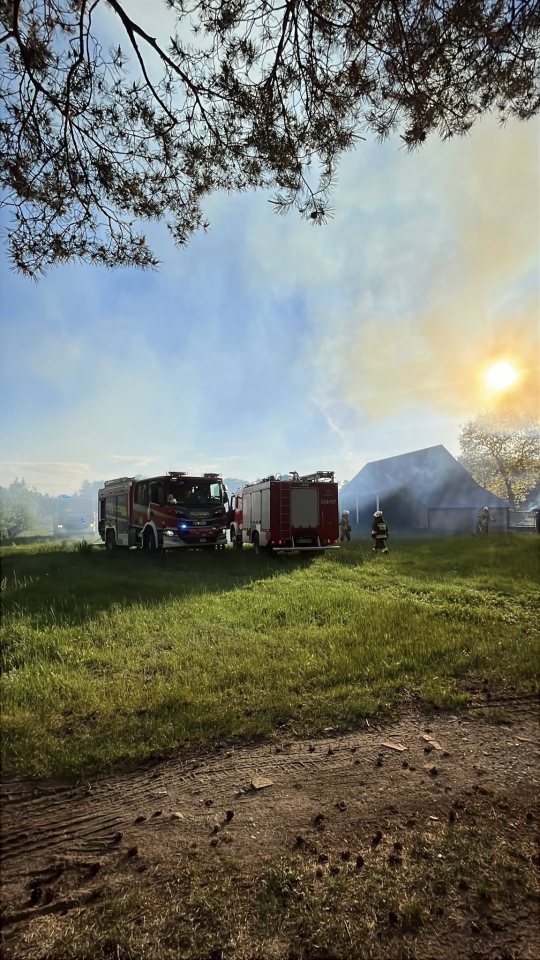 Pożar w Serafinie [22.05.2026] - zdjęcie #15 - eOstroleka.pl