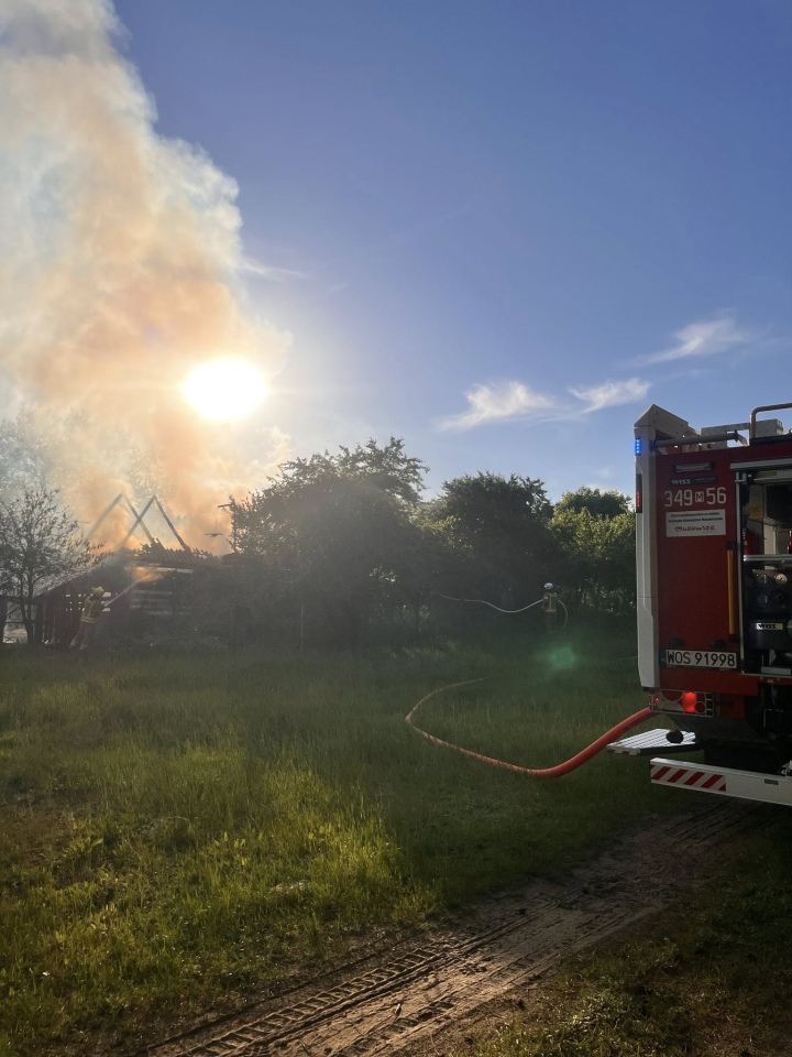 Pożar w Serafinie [22.05.2026] - zdjęcie #13 - eOstroleka.pl