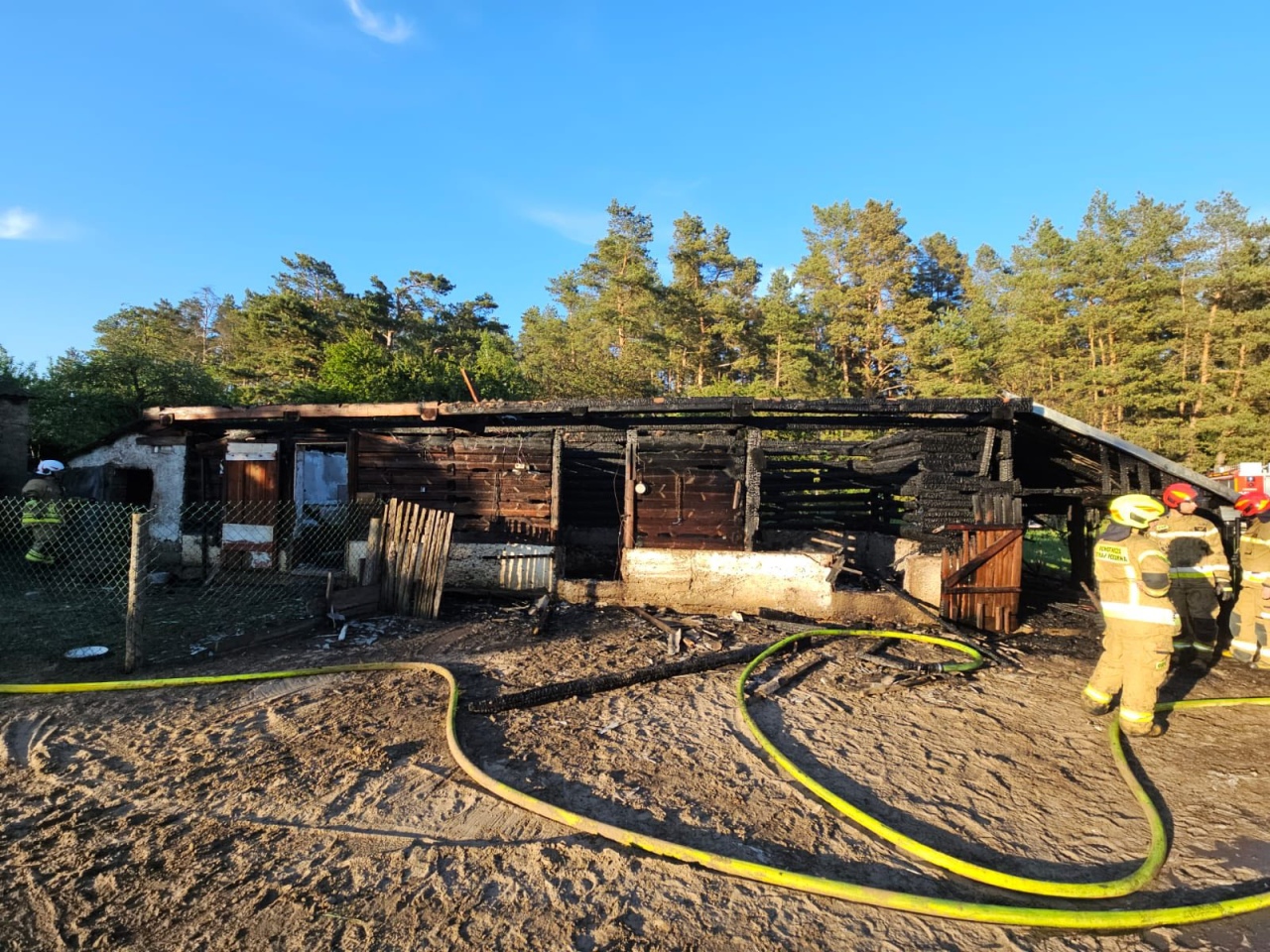 Pożar w Serafinie [22.05.2026] - zdjęcie #10 - eOstroleka.pl