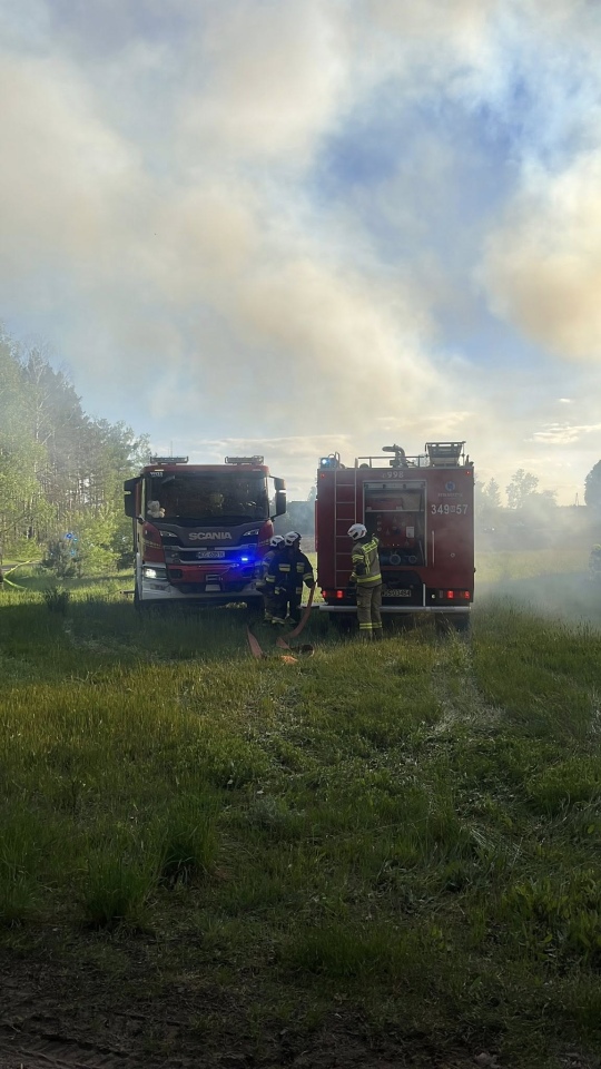 Pożar w Serafinie [22.05.2026] - zdjęcie #9 - eOstroleka.pl