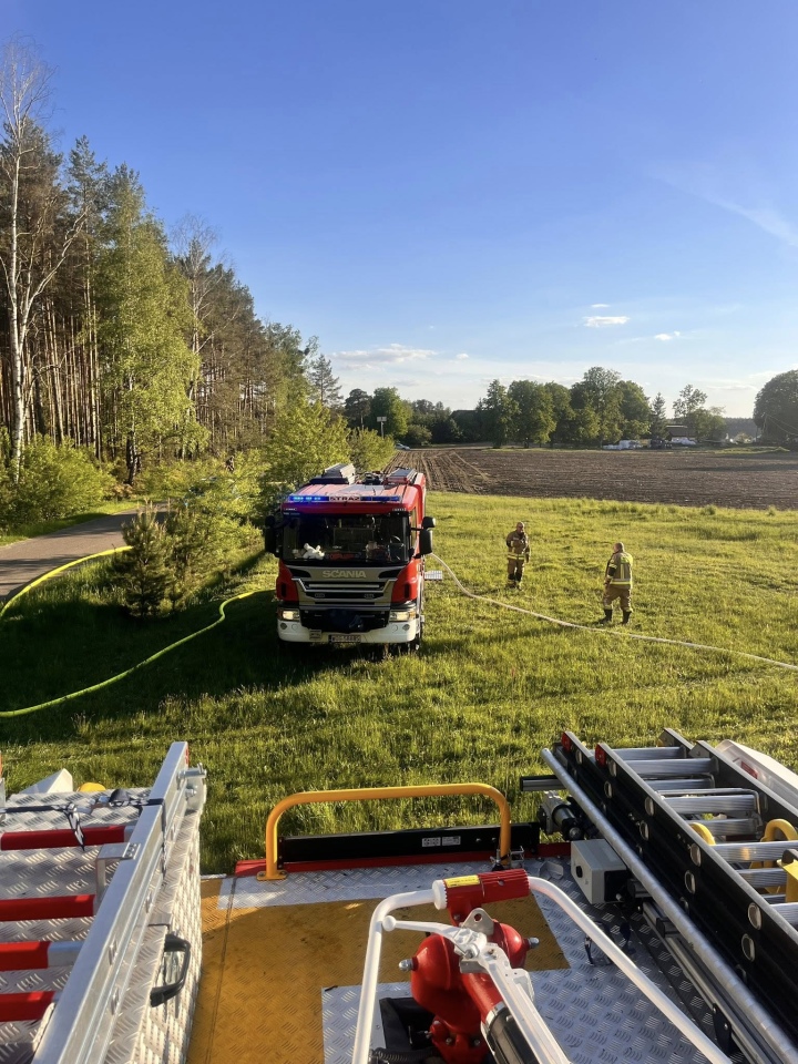 Pożar w Serafinie [22.05.2026] - zdjęcie #8 - eOstroleka.pl