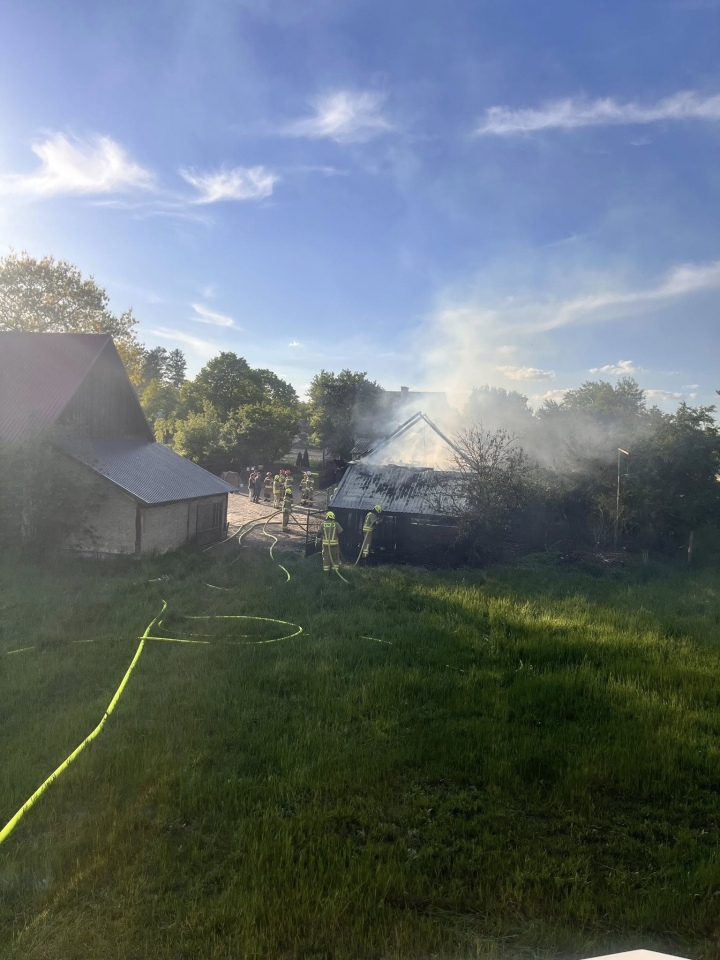 Pożar w Serafinie [22.05.2026] - zdjęcie #4 - eOstroleka.pl