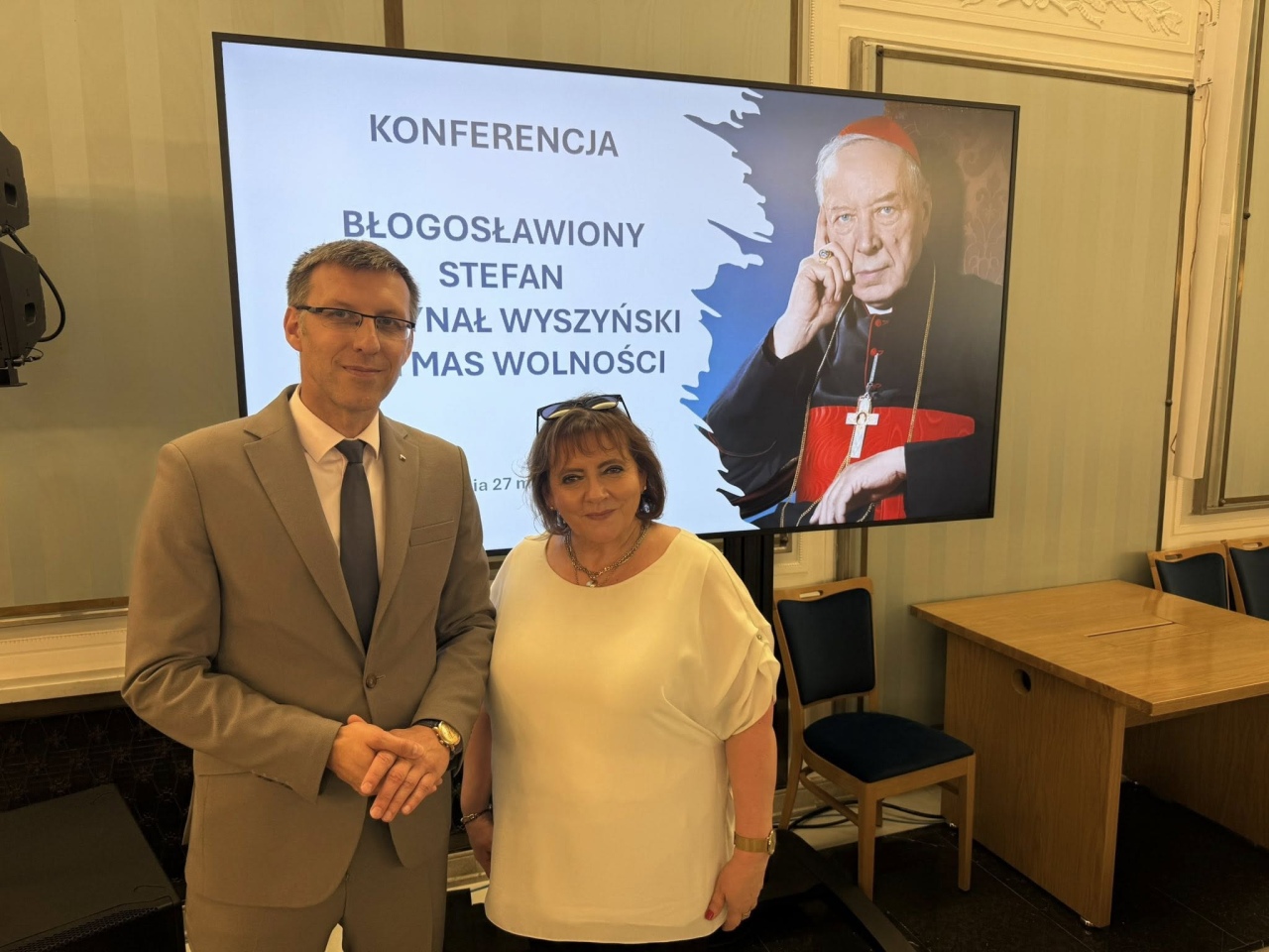 Wystawa o bł. kard. Stefanie Wyszyńskim w Sejmie RP [27.05.2026] - zdjęcie #9 - eOstroleka.pl