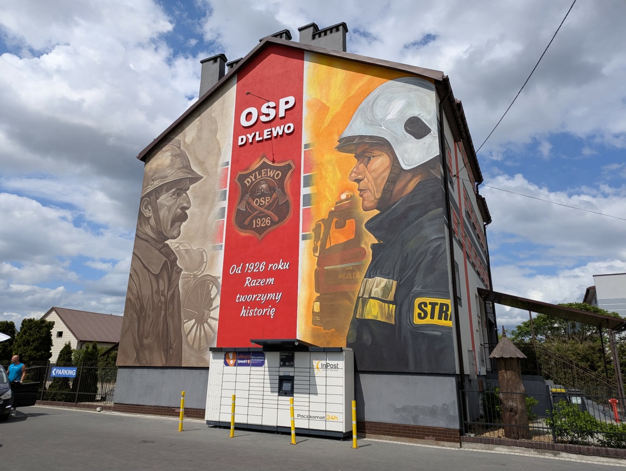 Mural w Dylewie na 100-lecie OSP [31.05.2026] - zdjęcie #1 - eOstroleka.pl