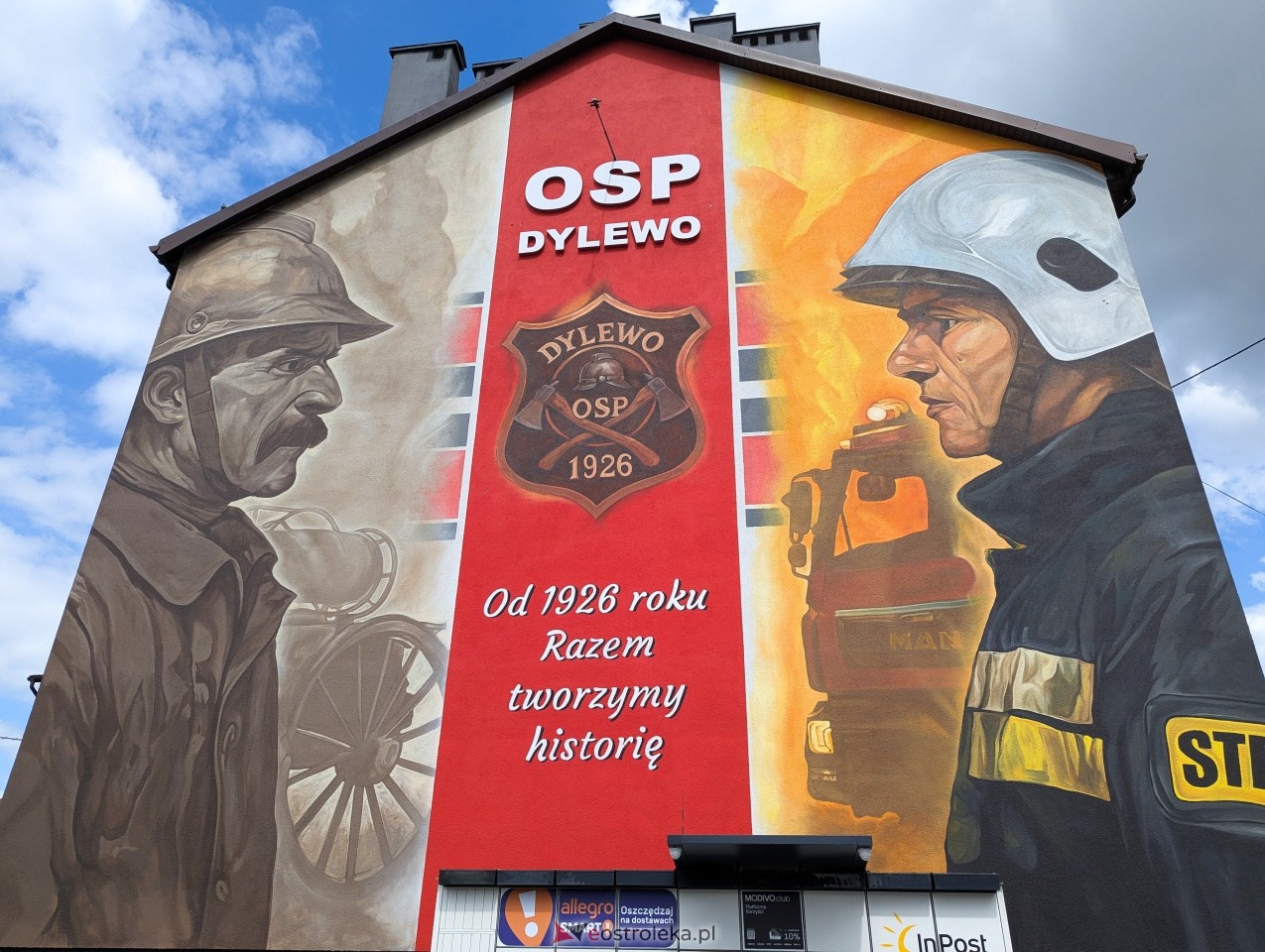 Mural w Dylewie na 100-lecie OSP [31.05.2026] - zdjęcie #16 - eOstroleka.pl