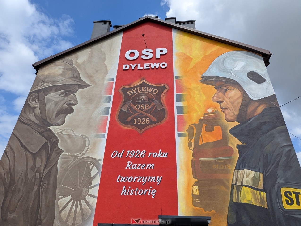 Mural w Dylewie na 100-lecie OSP [31.05.2026] - zdjęcie #15 - eOstroleka.pl