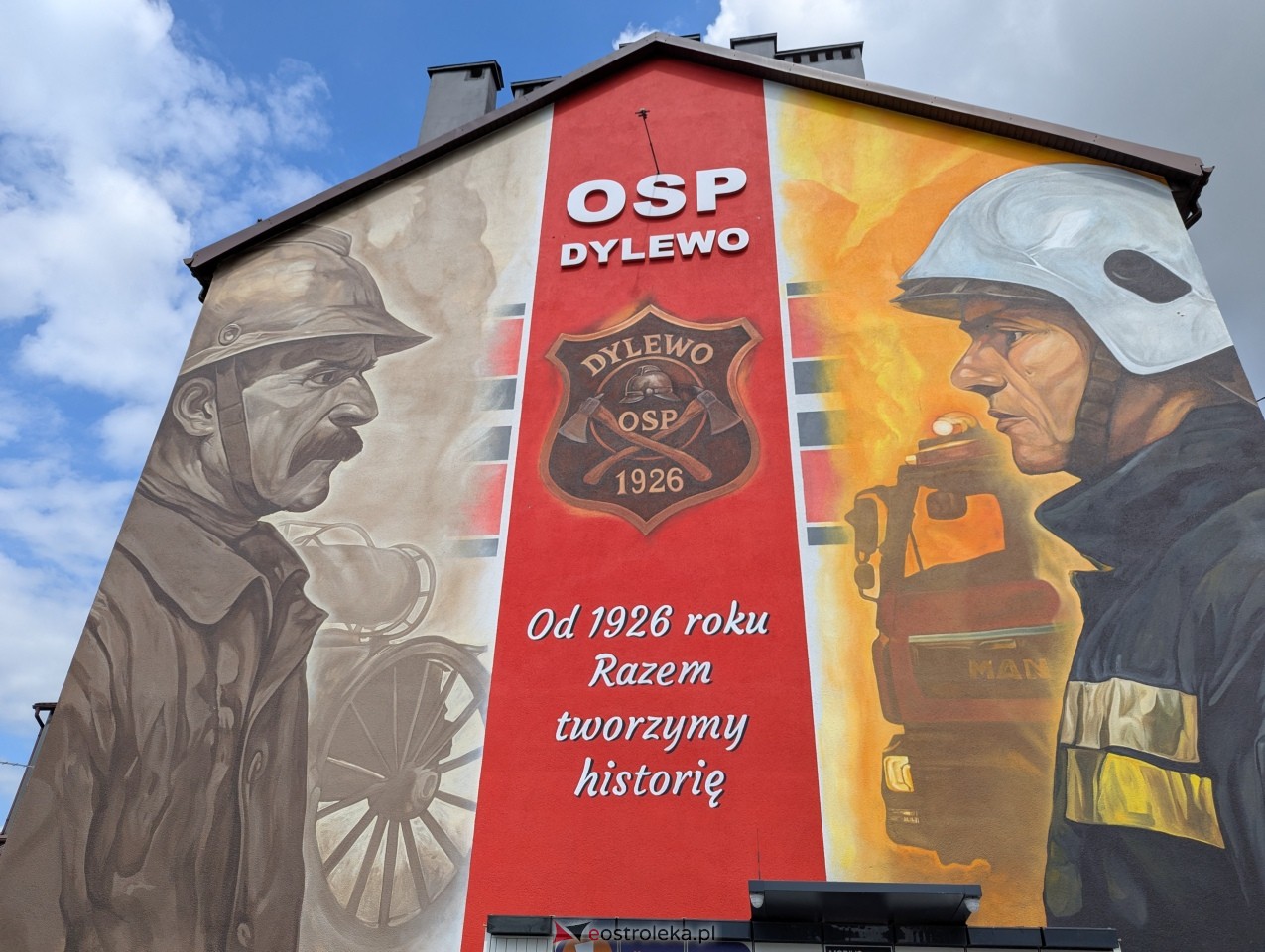 Mural w Dylewie na 100-lecie OSP [31.05.2026] - zdjęcie #12 - eOstroleka.pl