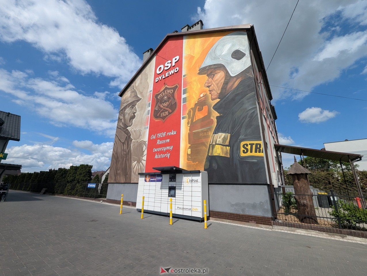 Mural w Dylewie na 100-lecie OSP [31.05.2026] - zdjęcie #6 - eOstroleka.pl