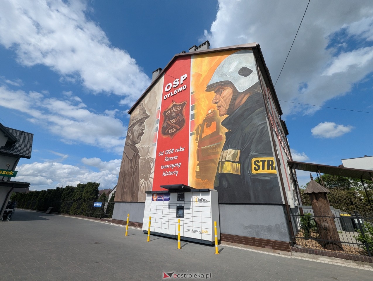 Mural w Dylewie na 100-lecie OSP [31.05.2026] - zdjęcie #5 - eOstroleka.pl