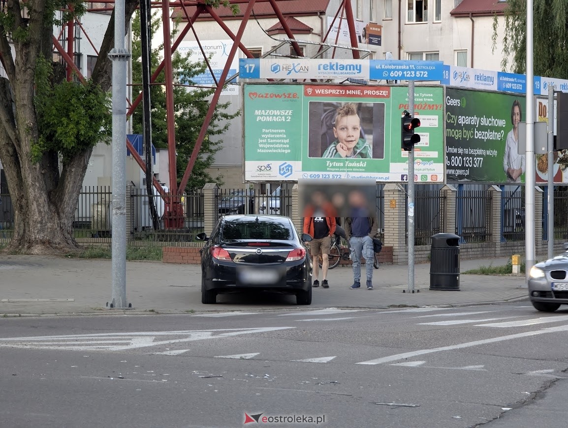 Kolizja na skrzyżowaniu Kopernika i Nila w Ostrołęce [08.06.2026] - zdjęcie #5 - eOstroleka.pl